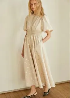 Sophie Jacquard Long Dress -L.BGE-のサムネイル