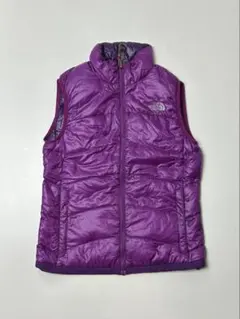 The North Face パープル　ダウンベスト　Mサイズのサムネイル