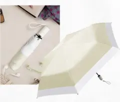 晴雨兼用 折りたたみ傘 日傘 完全遮光 自動開閉 超軽量 ホワイト