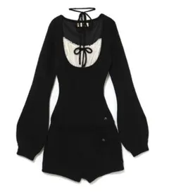 andmary Raven gather set up black