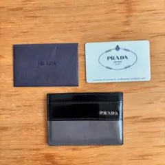 PRADA プラダ カードケース 2M0208 ブラック ギャランティ付き