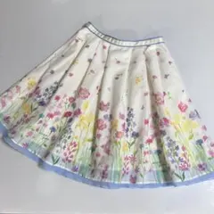 メゾピアノ　花柄フレアスカート　160