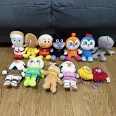アンパンマン プリちぃビーンズ　ぬいぐるみ 12体セット　まとめ売り