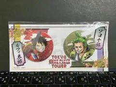 「ワンピース」ルフィ＆ソロ　ワノ国缶バッジセット コレクション