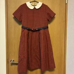 familiar チェック柄ワンピース　140cm