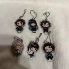 鬼滅の刃 ここみえ アクリルフィギュア ガチャガチャ　6体セット