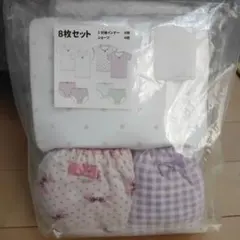 女の子用シャツ4枚·ショーツ4枚セット 150cm