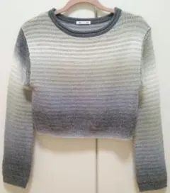 GU グラデーション 長袖ニット Sサイズ