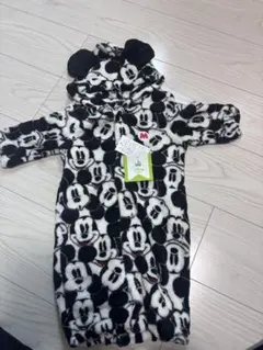 ミッキーマウス フリースロンパース 50-70cm