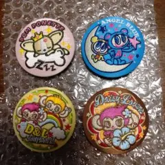 キャラクター刺繍バッジセット 4個セット
