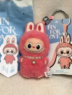「N」POPMART PIN FOR LOVEミニラブブイニシャルラブブ
