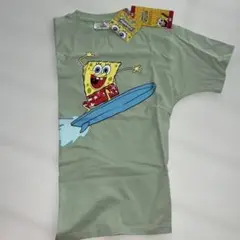 スポンジボブ サーフィン Tシャツ Mサイズ 新品
