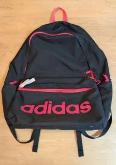 adidas リュック 黒/ピンク