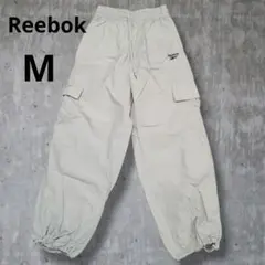 リーボック カーゴパンツ ナイロン ドローコード M　グレージュ