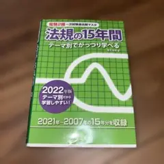 法規の15年間 テーマ別で学ぶ
