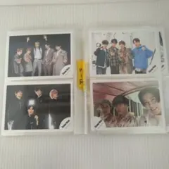 2-12 Snow Man　公式写真　4枚セット　スノーマン　目黒蓮　渡辺翔太