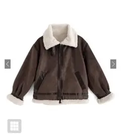 GRL 襟2Wayムートンボアブルゾン【k9056b】