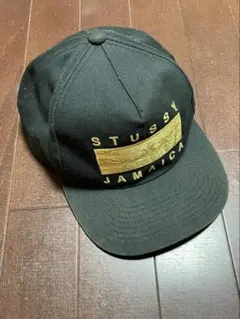 STUSSY JAMAICA ブラックキャップ　ステューシーのサムネイル