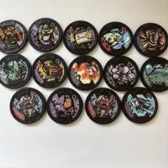 妖怪ウォッチメダル 14枚セット 黒フレーム