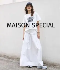 【MAISON SPECIAL】 ボリューミータックフレアスカート36のサムネイル