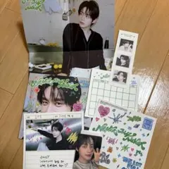 ZB1 デジパック トレカ フライヤー　ステッカー　ジウン