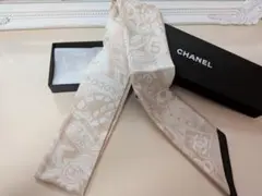CHANEL スカーフ ピンク ココマーク シャネル スリムバンドー パール