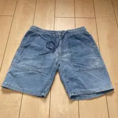 オーシャンパシフィック OP コーデュロイ　ショートパンツ ブルー　青　ハーフのサムネイル