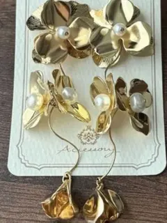 ピアス　ブライダルアクセサリー