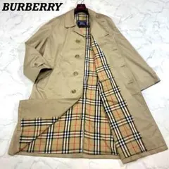 イングランド製 BURBERRY ステンカラーコート ノヴァチェック メンズ