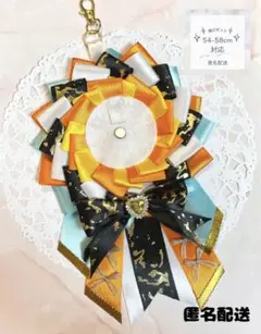ハンドメイド　缶バッジ　ロゼット