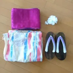 浴衣セット レディース 帯 下駄付き