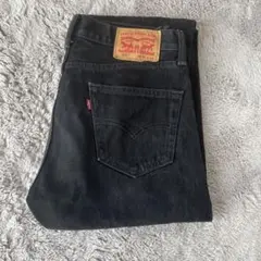 Levi's 505 w30 L32ブラックデニム