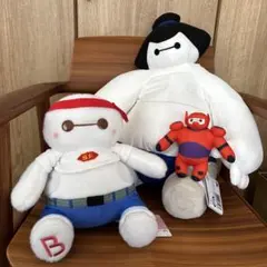 【タグ有】ベイマックス　ぬいぐるみ　3体セット