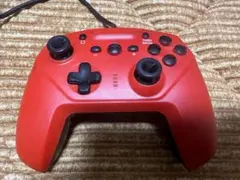 CYBER・ジャイロコントローラー 有線タイプ ( SWITCH 用) レッド