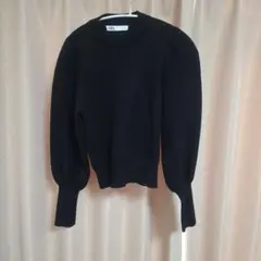 値下げ　ZARA　ブラック　長袖　トップス　S