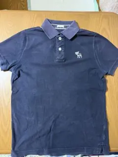 Abercrombie &Fitch ビンテージ ポロシャツ Sサイズ ネイビーのサムネイル