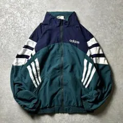 まみむめも様専用90s オールドアディダストラックジャケットウインドブレーカー刺