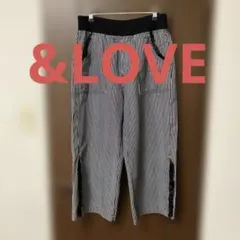 &LOVE ストライプ柄 フリルポケット パンツのサムネイル