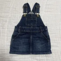 【値下げ】GAP デニムスカートワンピース　80センチ　12-18Mのサムネイル