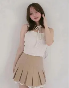 ANDMARY Shirring ribbon camisole - メルカリ
