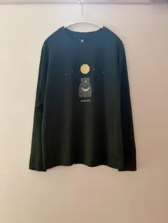 モンベル mont-bell WIC.ロングスリーブT ツキノワグマ 150㎝
