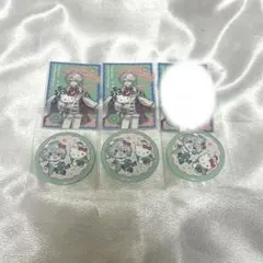 にじさんじ　叢雲カゲツ　サンリオ　フォト風カード　缶バッジ　セット