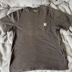 Carhartt ダークブラウン Tシャツ
