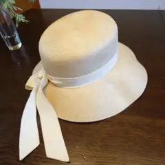 【美品】elite chapeau Y.M.T　エリートシャポー　麦わら帽子