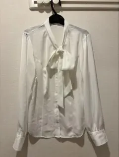 Ralph Lauren リボン付きホワイトシャツ Ralph Lauren ホワイトリボンシャツ S - メルカリ