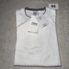 66 新品　タグ付　日本製　タケオキクチ　Tシャツ　白　02 M