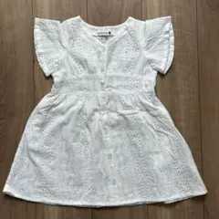 【ブランシェス】 レースワンピース 羽織り 90㎝