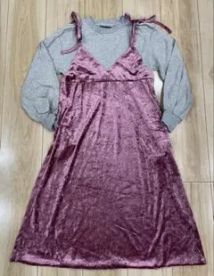 新品未使用♡双子色違い可♡ゴートゥーハリウッド　ゆらゆらドッキングワンピース 新品未使用♡双子色違い可♡ゴートゥーハリウッド ゆらゆらドッキング