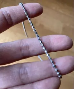 ボールチェーンカット入りネックレス 約40cm