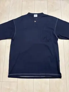 coen ネイビー ボタン付きTシャツ Sのサムネイル